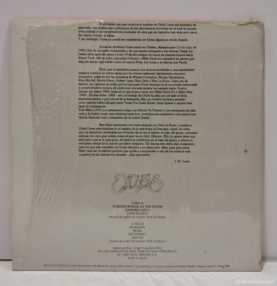 Discos de vinilo: Chick Corea &ndash; Extasis. VINILO (LP, Album). CCM2-C - Foto 2