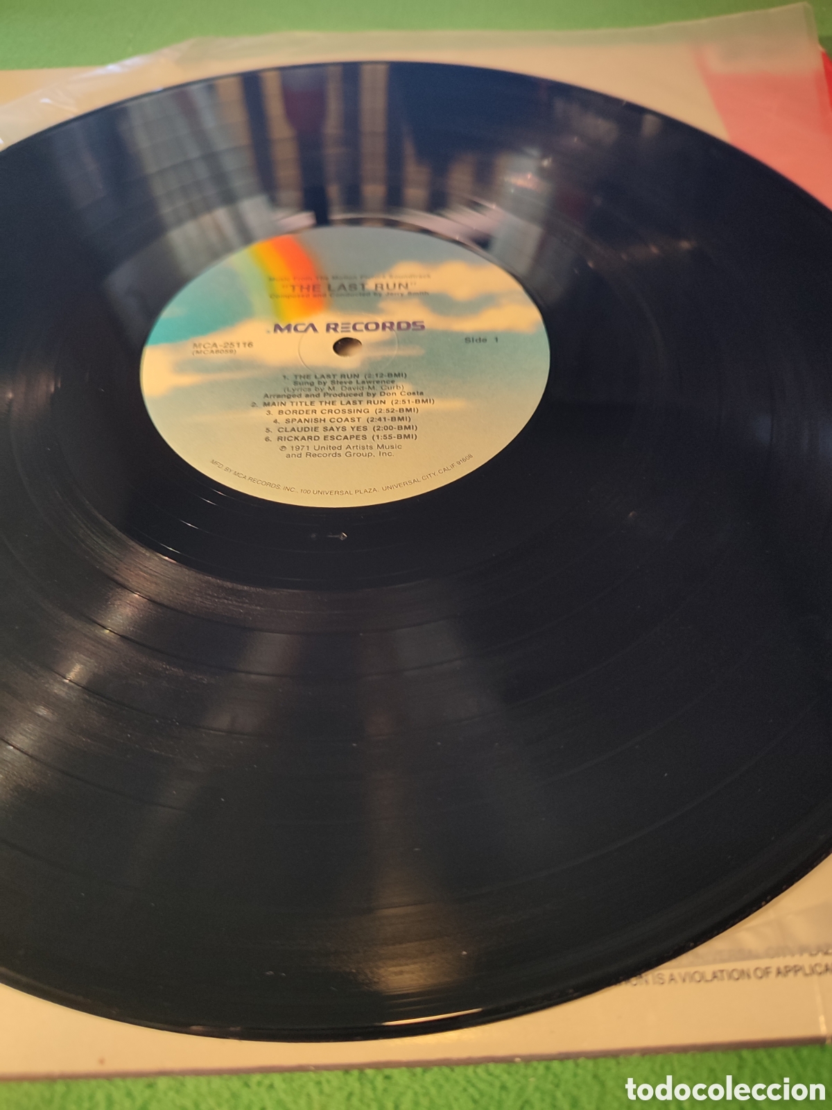 Discos de vinilo: Jerry Goldsmith - BSO The Last Run - Foto 3