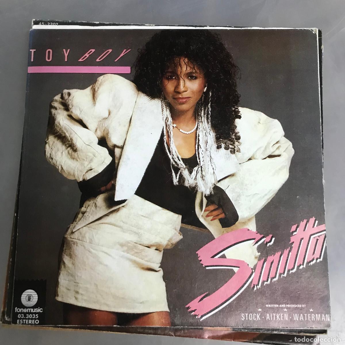 Discos de vinilo: SINITTA - TOY BOY - SINGLE FONOMUSIC 1987 - Foto 1