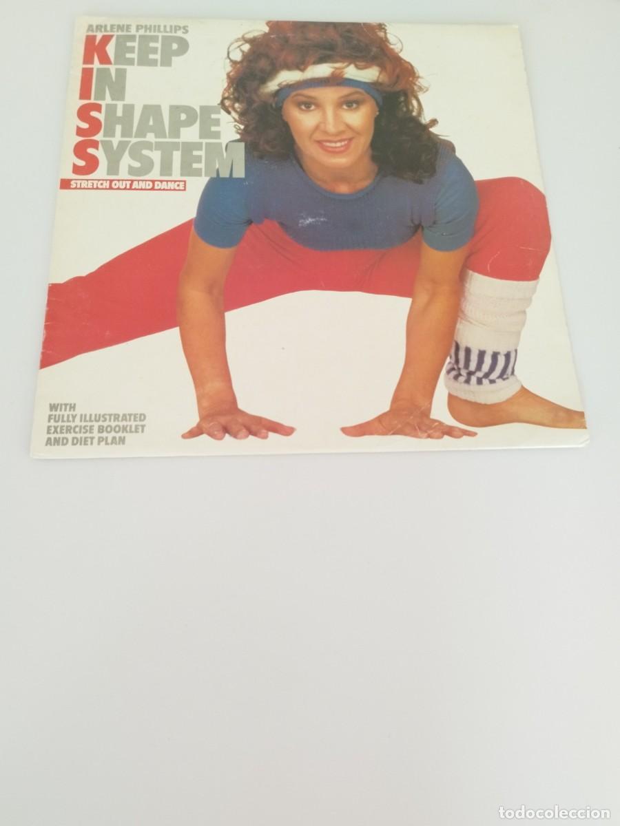 Disques de vinyle: Arlene Phillips &ndash; Keep In Shape System - Stretch Out And Dance. no musica, lp sin uso.