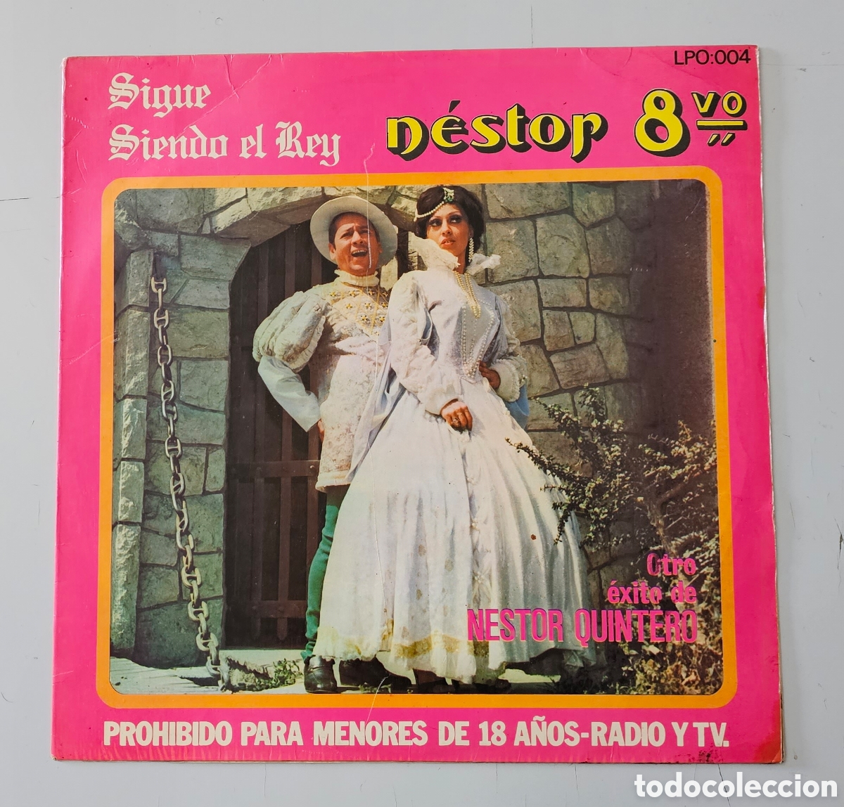 Disques de vinyle: LP NESTOR QUINTERO - Sigue Siendo El Rey (Per&uacute; - Orion - 19??) Humor Chistes Sexy Cover