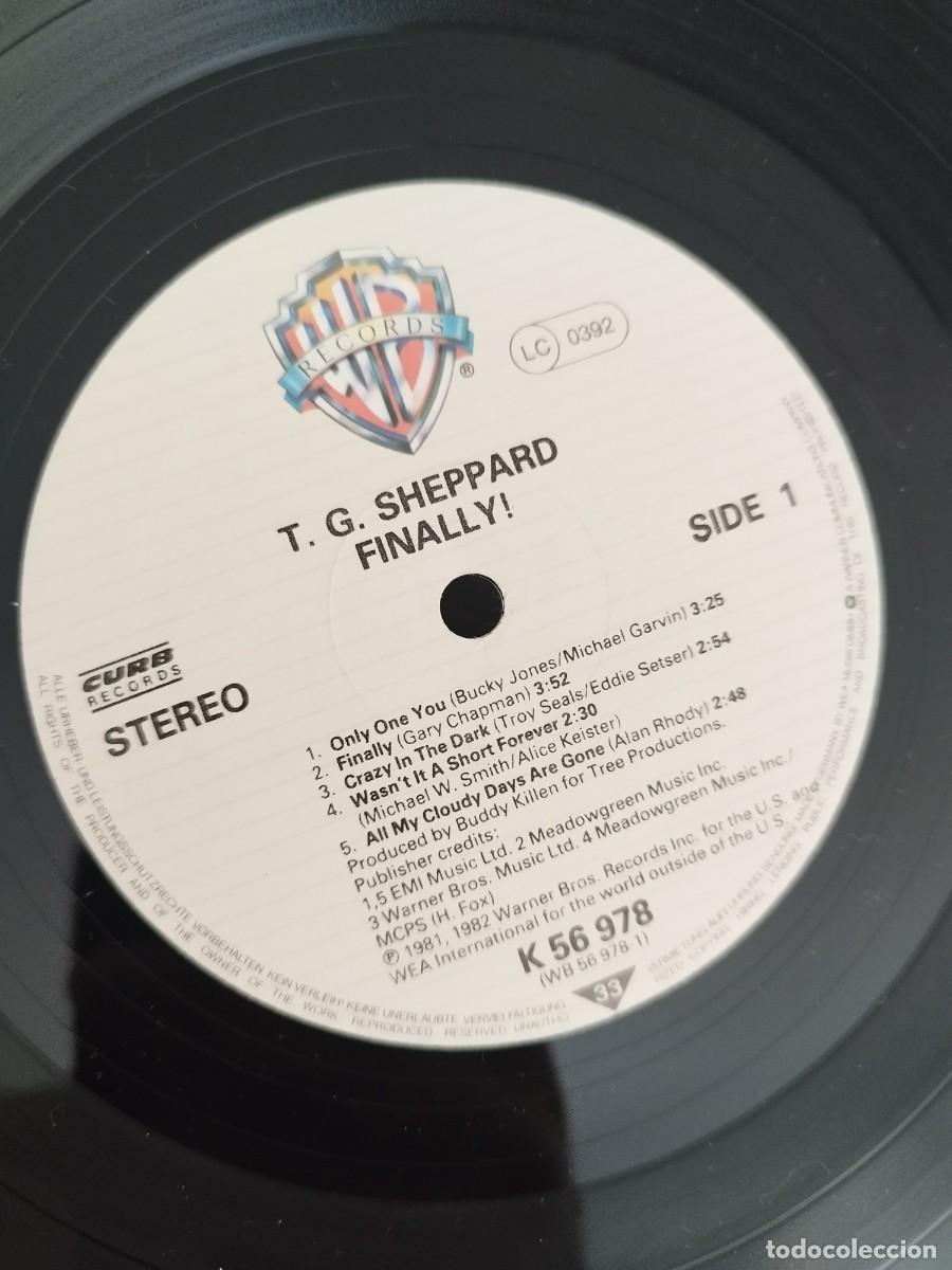 Discos de vinilo: T.G. Sheppard &ndash; Finally!. Vinilo lp. - Foto 2