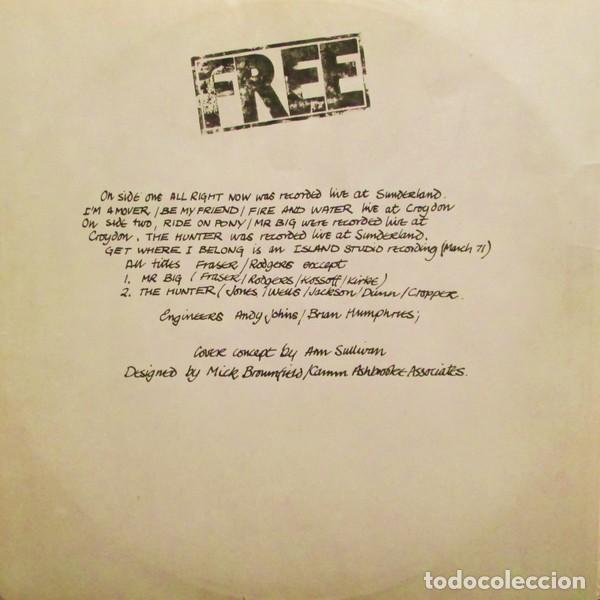 Discos de vinilo: vinilo Free &lrm;&ndash; Free Live UK - Foto 5