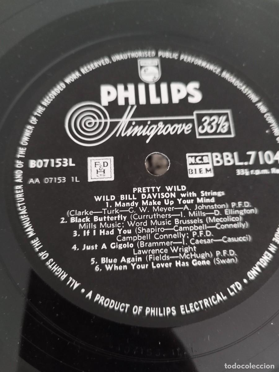 Discos de vinilo: Wild Bill Davison &ndash; Pretty Wild. Vinilo lp. - Foto 2