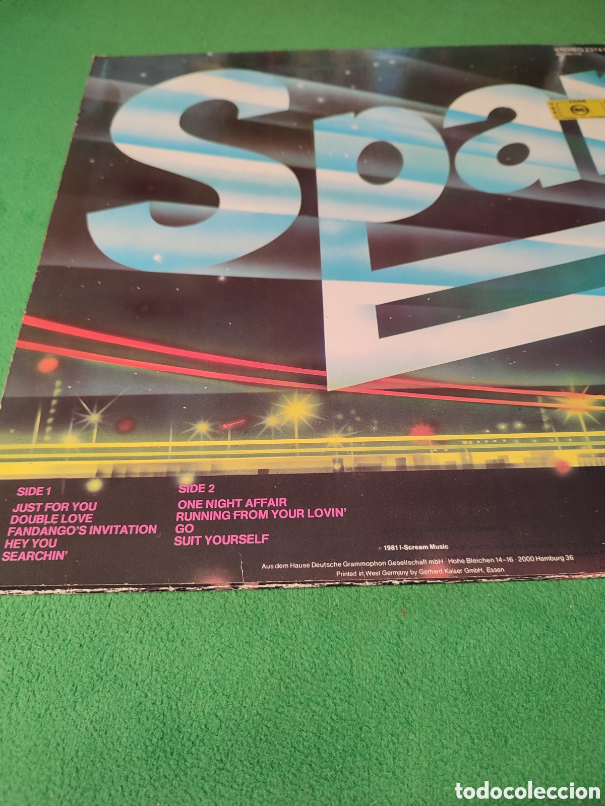 Discos de vinilo: Spargo - Go Contiene Just for you - Foto 4