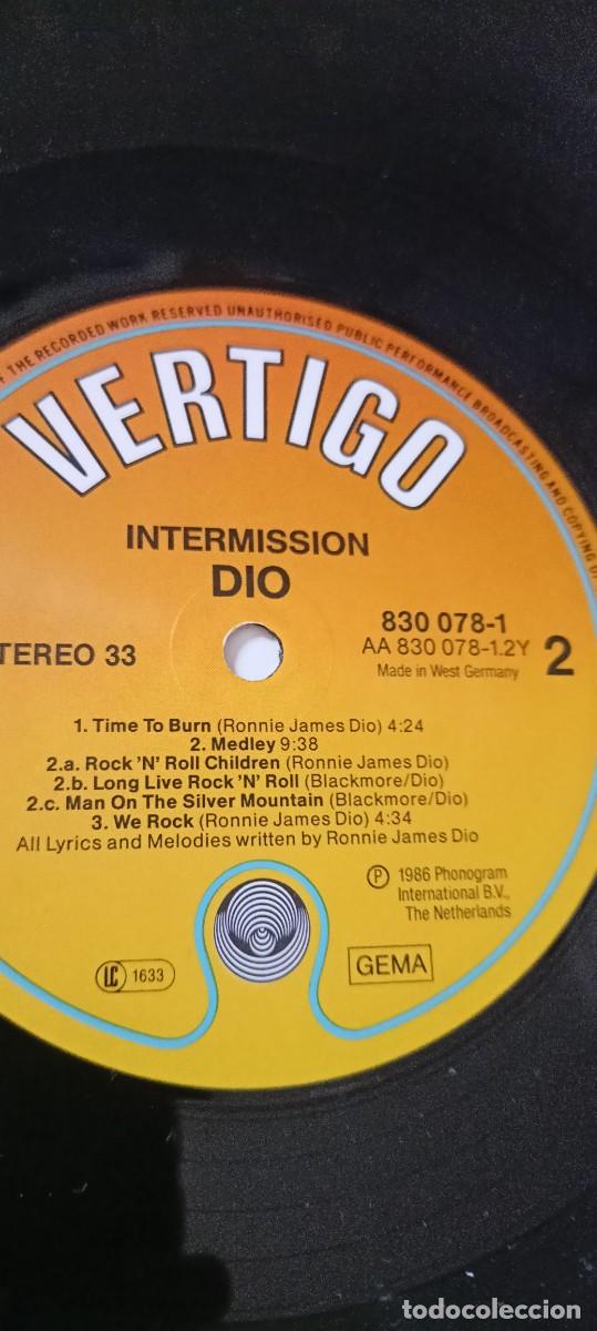 Discos de vinilo: DIO - Intermission ep 1986 - Foto 3