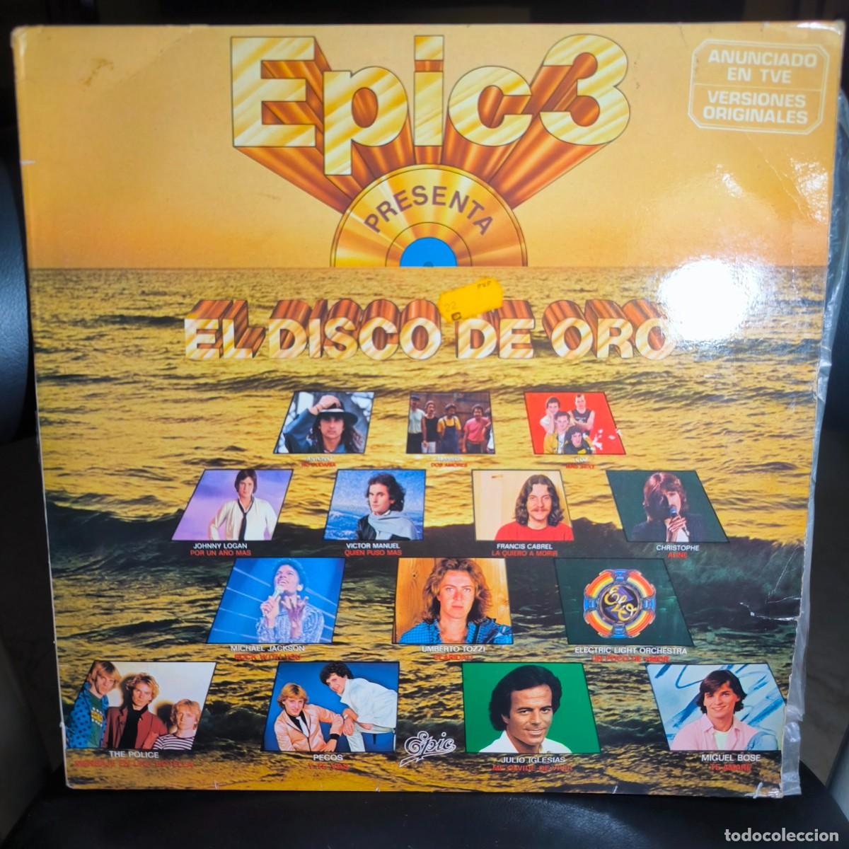 Discos de vinilo: Various &lrm;&ndash; &rdquo;El Disco De Oro De Epic&rdquo; Vol. 3 Vinyl, LP, Compilation, Stereo - Foto 1