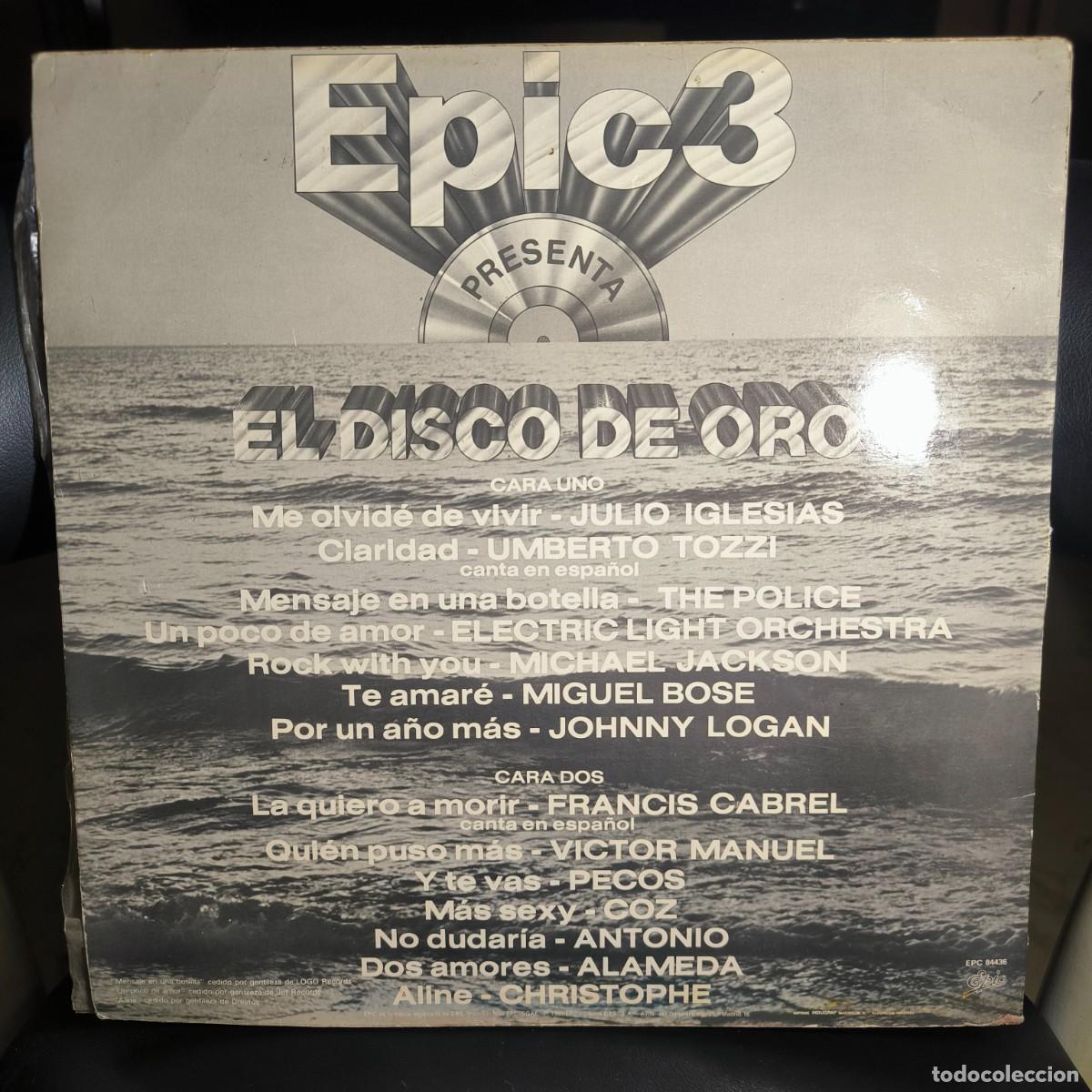 Discos de vinilo: Various &lrm;&ndash; &rdquo;El Disco De Oro De Epic&rdquo; Vol. 3 Vinyl, LP, Compilation, Stereo - Foto 2