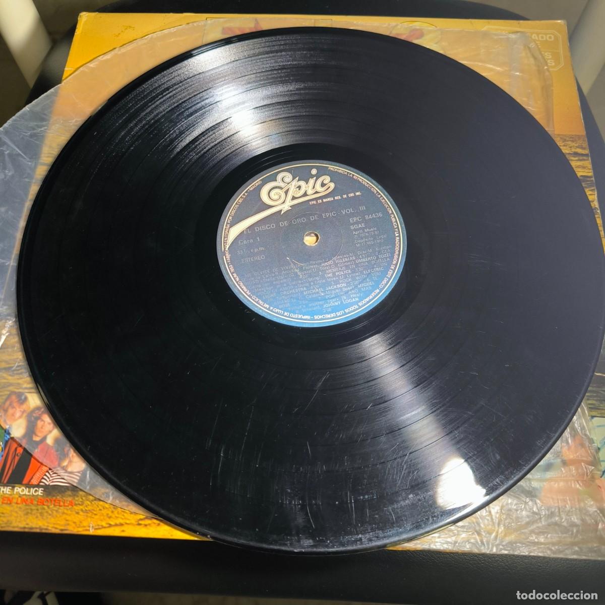Discos de vinilo: Various &lrm;&ndash; &rdquo;El Disco De Oro De Epic&rdquo; Vol. 3 Vinyl, LP, Compilation, Stereo - Foto 3