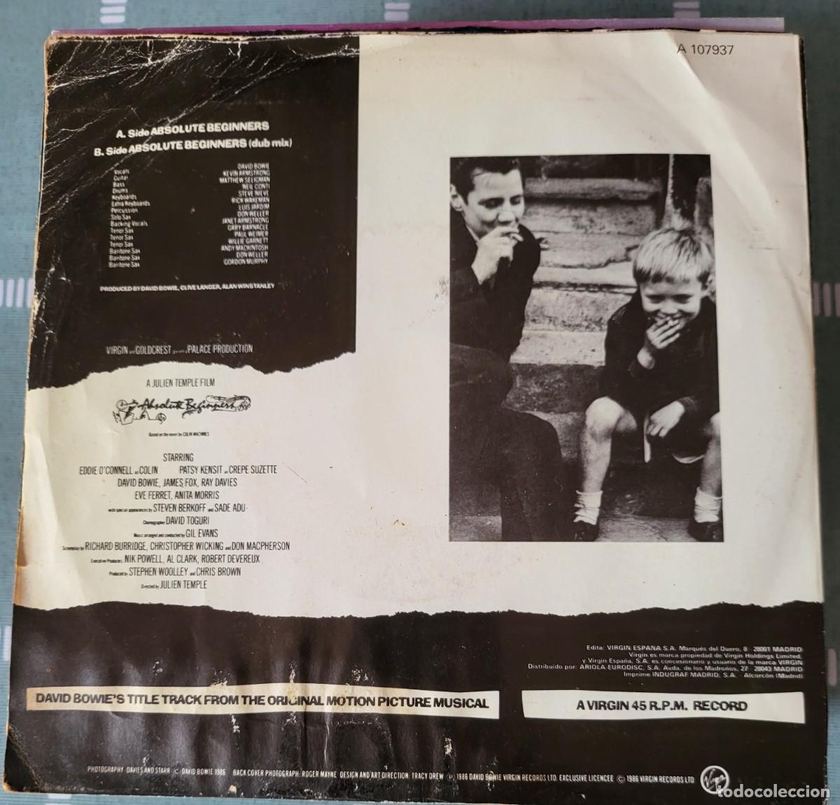 Discos de vinilo: David Bowie single Virgin editado en Espa&ntilde;a a&ntilde;o 2001. - Foto 2
