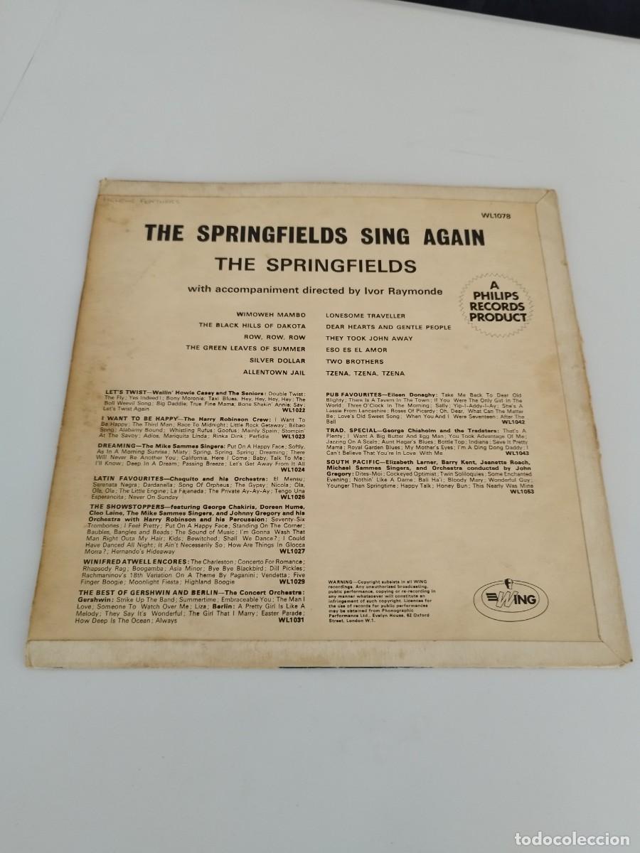 Discos de vinilo: The Springfields &ndash; The Springfields Sing Again. Vinilo lp. - Foto 4