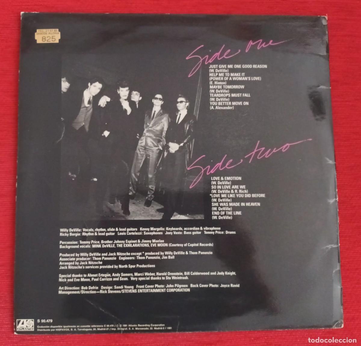 Discos de vinilo: MINK DE VILLE - COUP DE GRACE . LP - Foto 2