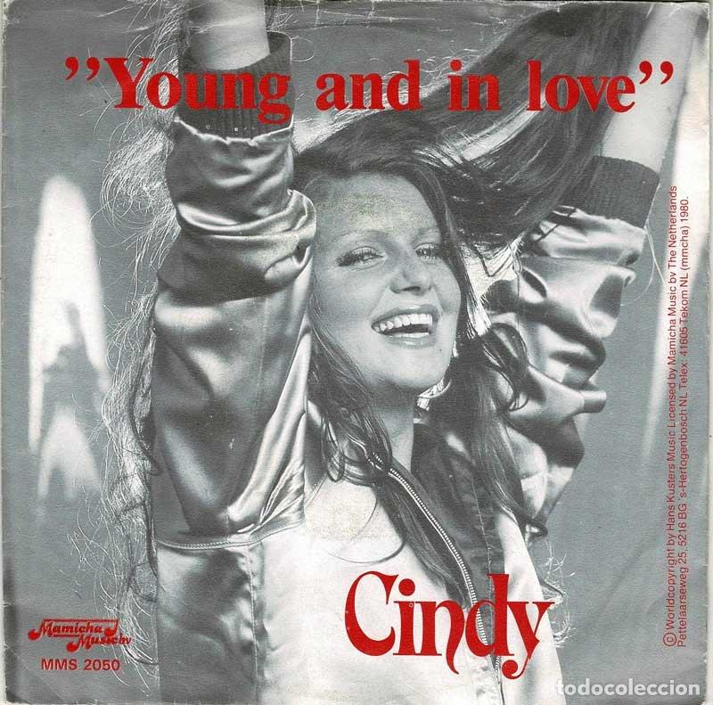 Discos de vinilo: Cindy - Young and in Love. Single - Foto 1