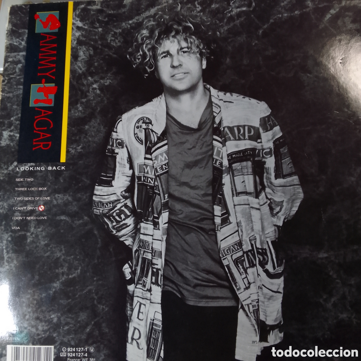 Discos de vinilo: SAMMY HAGAR LOOKING BACK EX VOCAL DE VAN HALEN - Foto 2