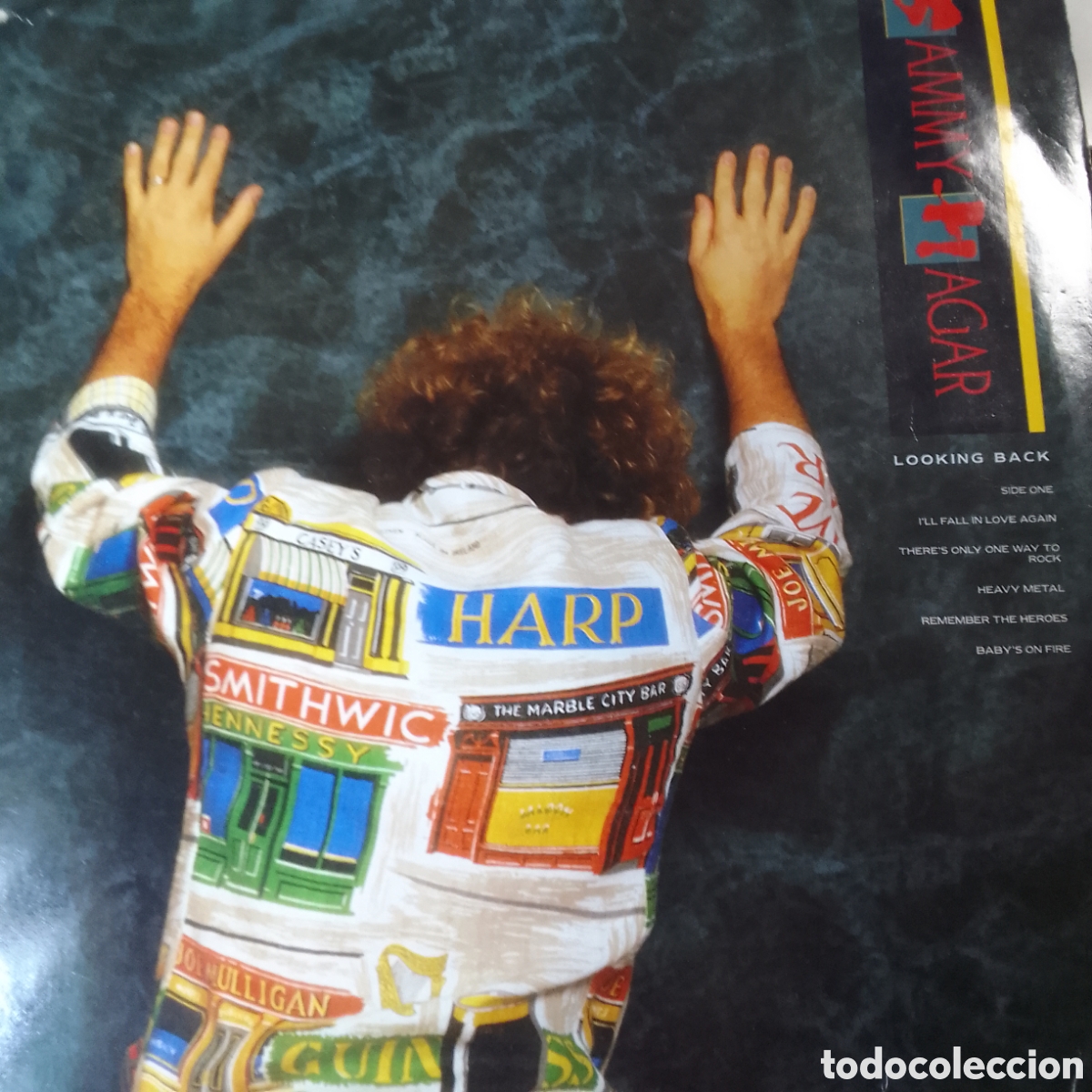 Discos de vinilo: SAMMY HAGAR LOOKING BACK EX VOCAL DE VAN HALEN - Foto 1