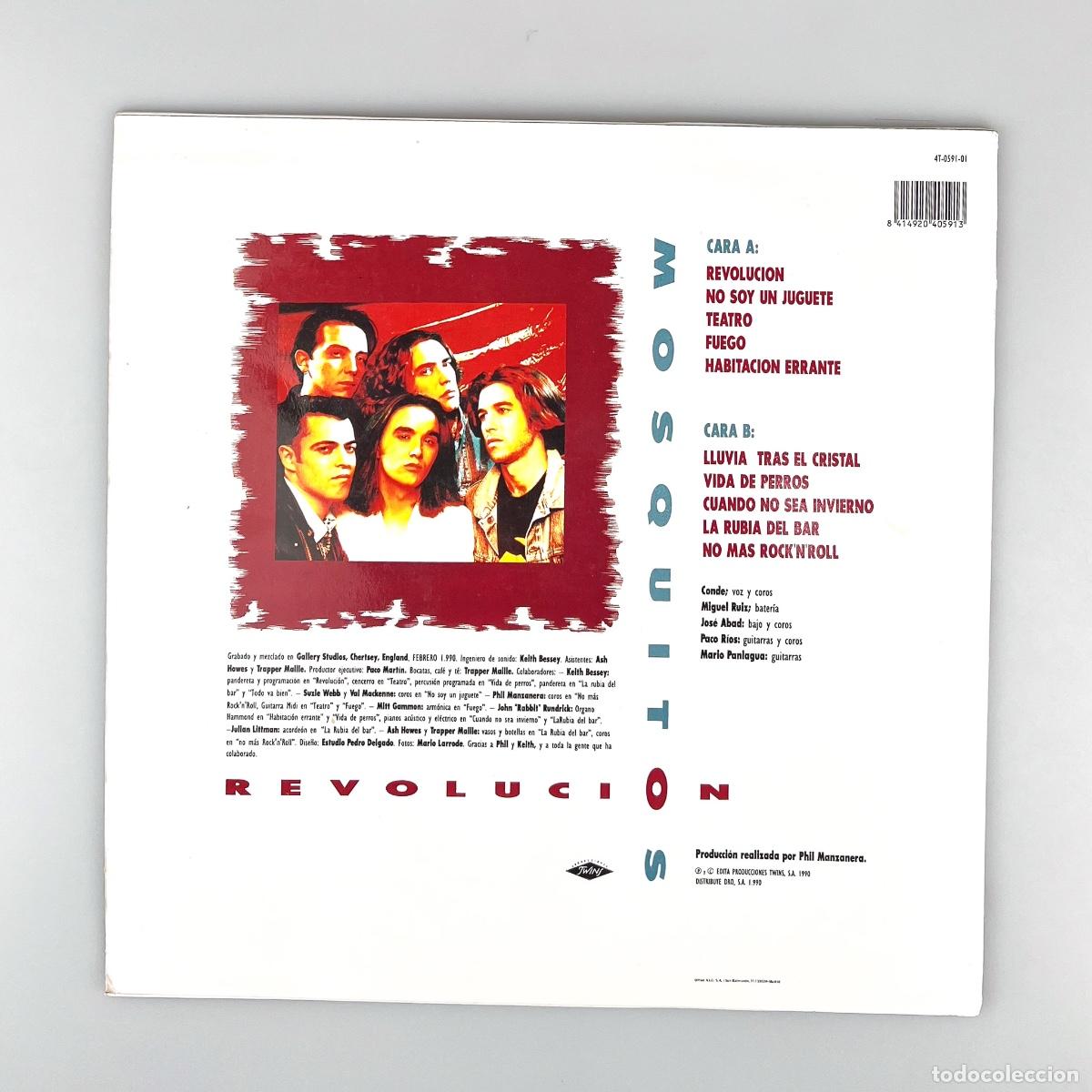 Discos de vinilo: LP. Mosquitos. Revoluci&oacute;n (VG/VG+) - Foto 2