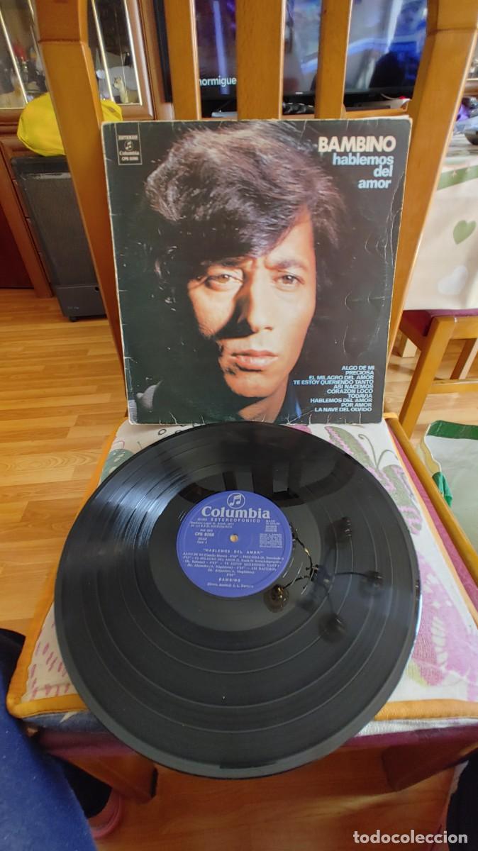 Discos de vinilo: BAMBINO-LP HABLEMOS DEL AMOR - Foto 1