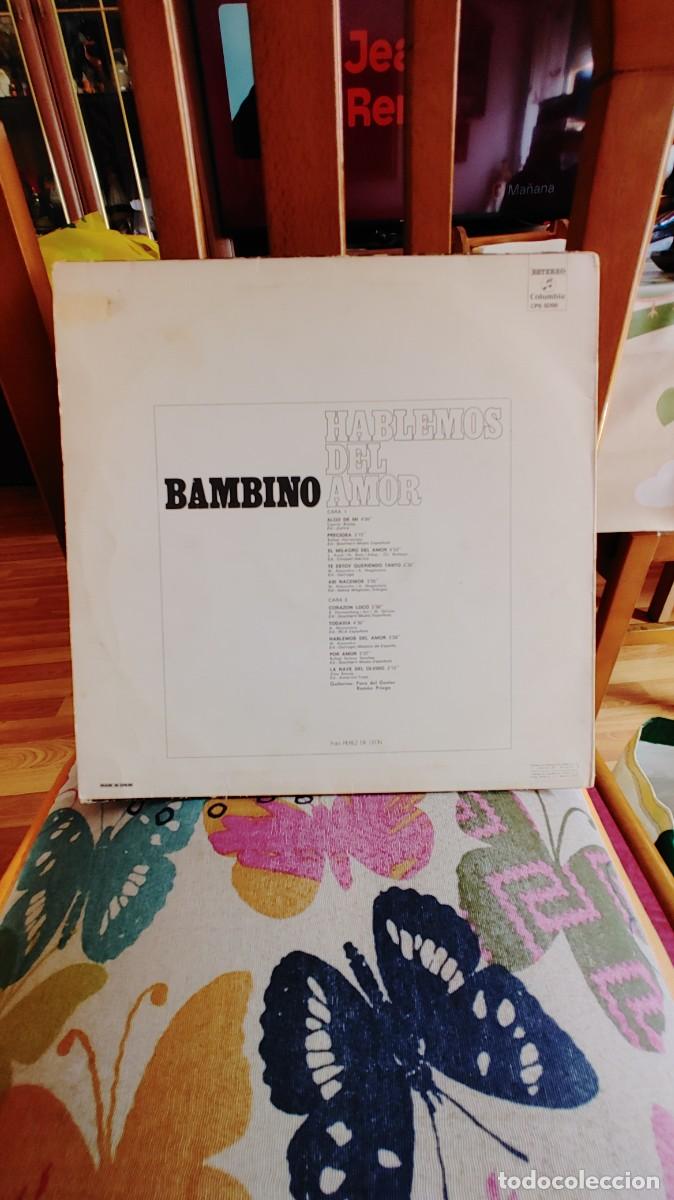 Discos de vinilo: BAMBINO-LP HABLEMOS DEL AMOR - Foto 2