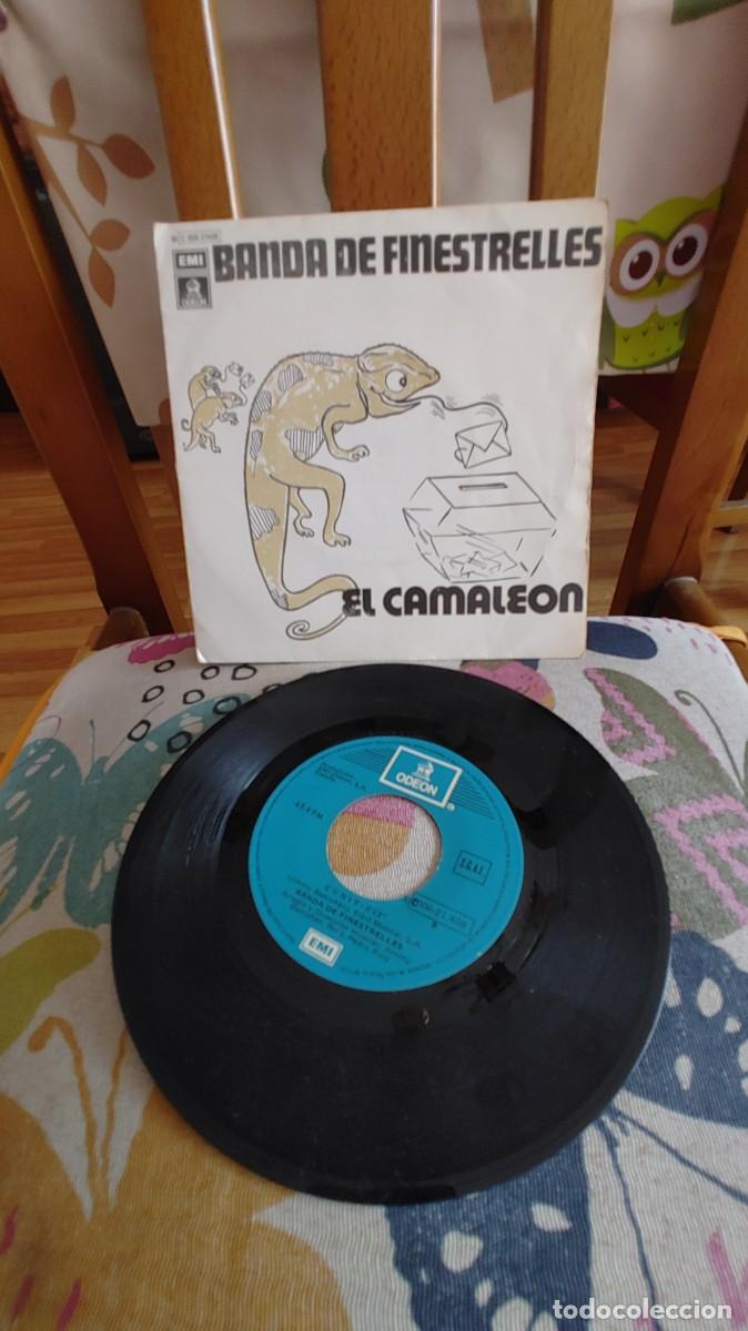 Discos de vinilo: BANDA DE FINESTRELLES-SINGLE EL CAMALEON - Foto 1