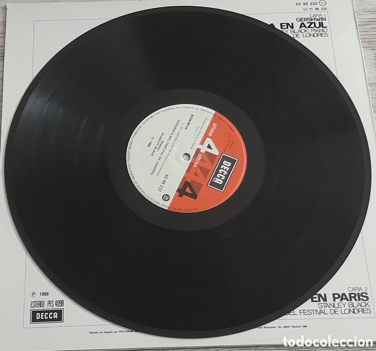 Discos de vinilo: GEORGE GERSHWIN - RAPSODIA EN AZUL - POLYGRAM 1981 - Foto 4