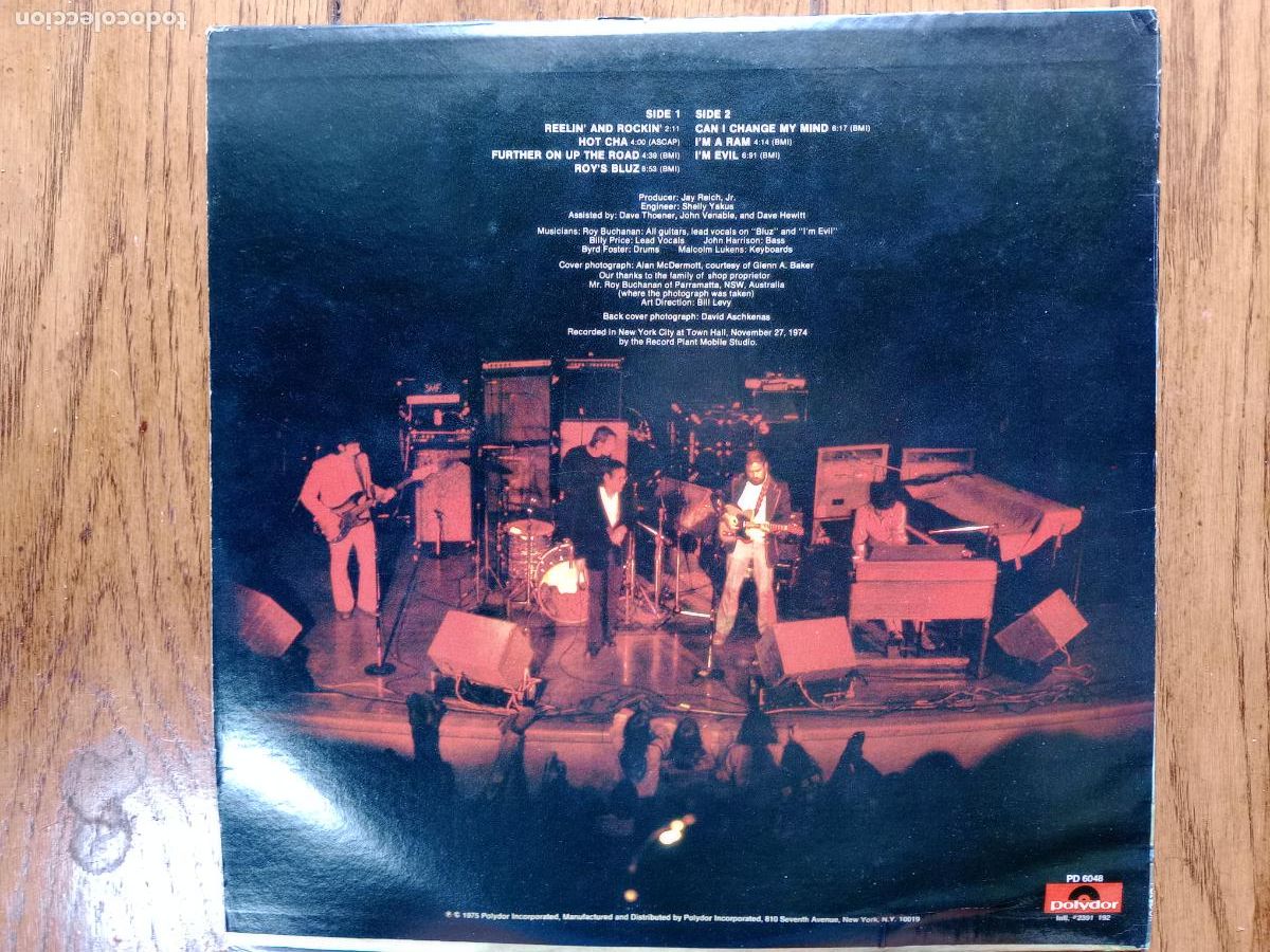 Discos de vinilo: Roy Buchanan - live stock - Foto 2