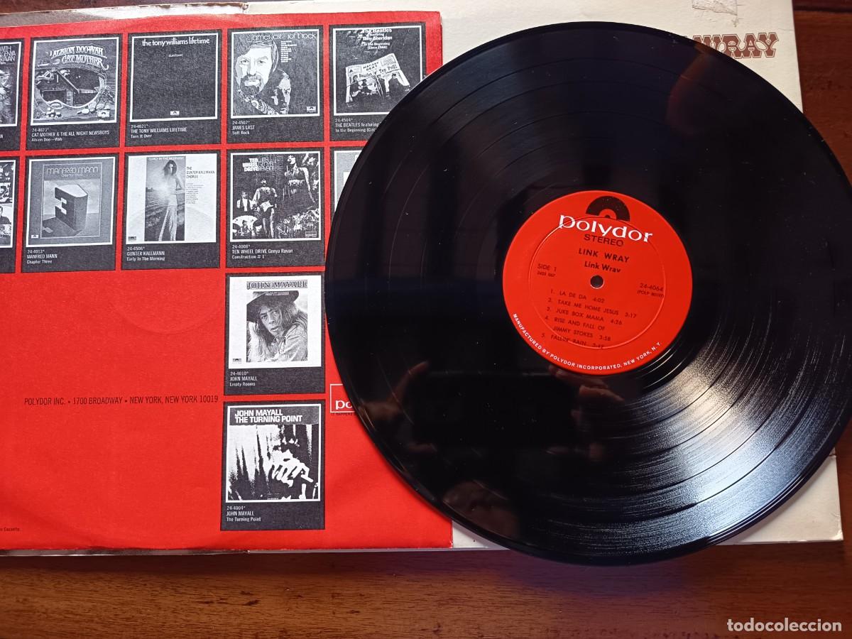 Discos de vinilo: LINK WRAY LP.&rdquo;LINK WRAY&rdquo; POLYDOR 1971 US. - Foto 4