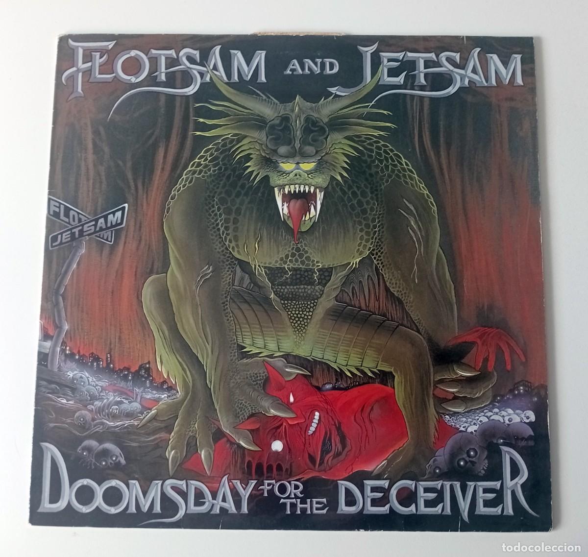 Discos de vinilo: LP FLOTSAM AND JETSAM - DOOMSDAY FOR THE DECEIVER - Foto 1