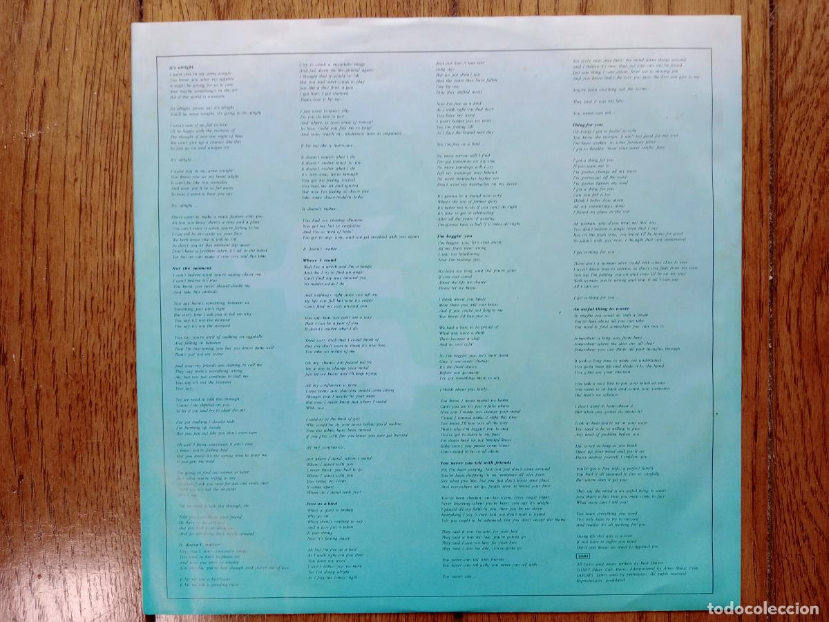 Discos de vinilo: Supertramp - free as a bird - Foto 3