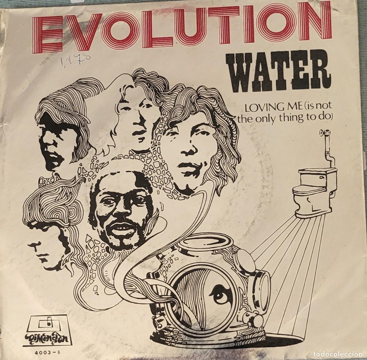 Discos de vinilo: Evolution single sello Dimensi&oacute;n editado en Espa&ntilde;a a&ntilde;o 1970 promocional. - Foto 1