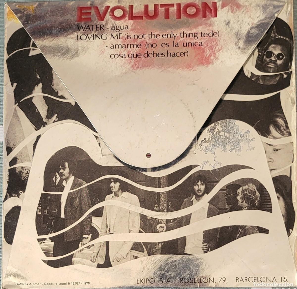 Discos de vinilo: Evolution single sello Dimensi&oacute;n editado en Espa&ntilde;a a&ntilde;o 1970 promocional. - Foto 2
