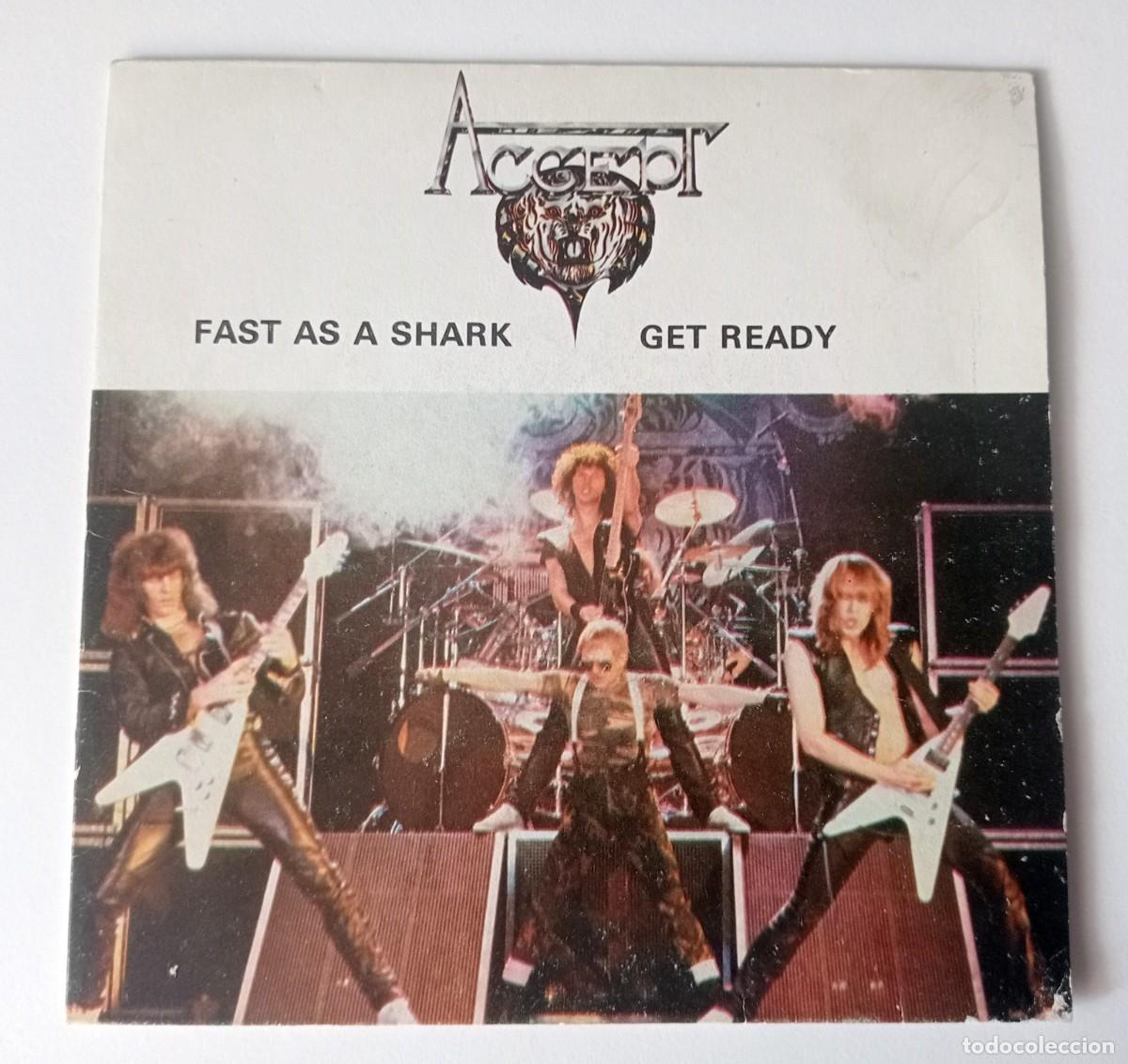 Discos de vinilo: SINGLE PROMO ACCEPT - FAST AS A SHARK - Foto 1