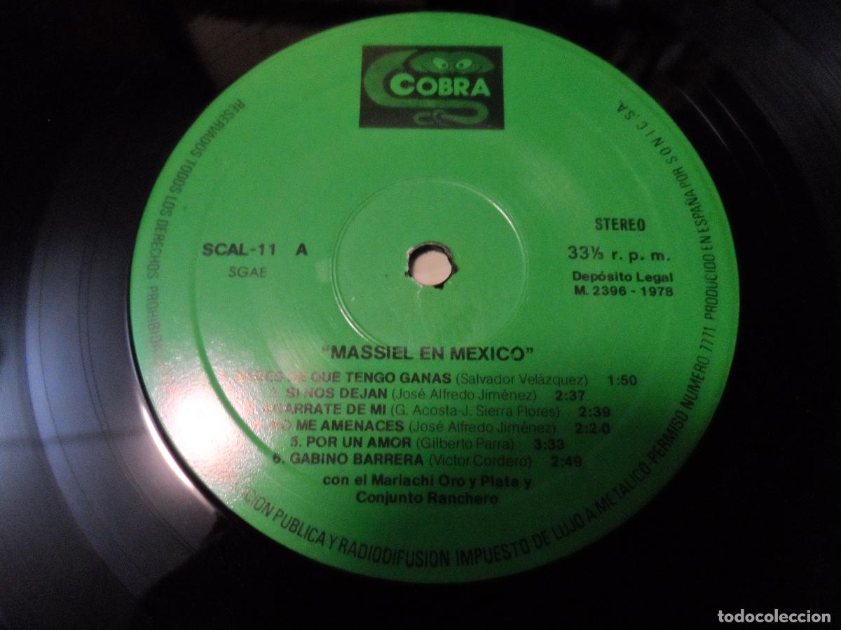 Discos de vinilo: MASSIEL - EN MEXICO (SPAIN 1978) - Foto 3