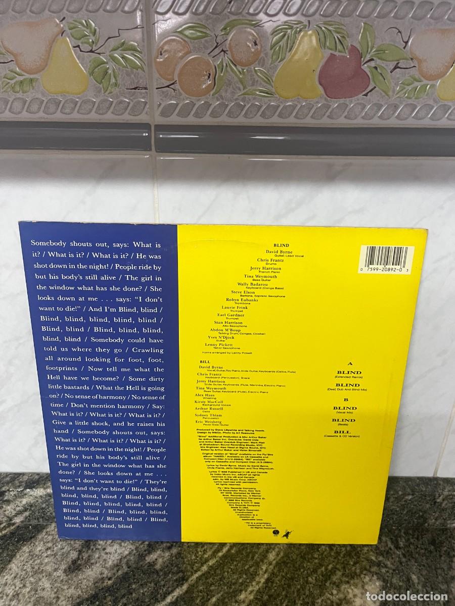 Discos de vinilo: Talking Heads &lrm;&ndash; Blind - Foto 2