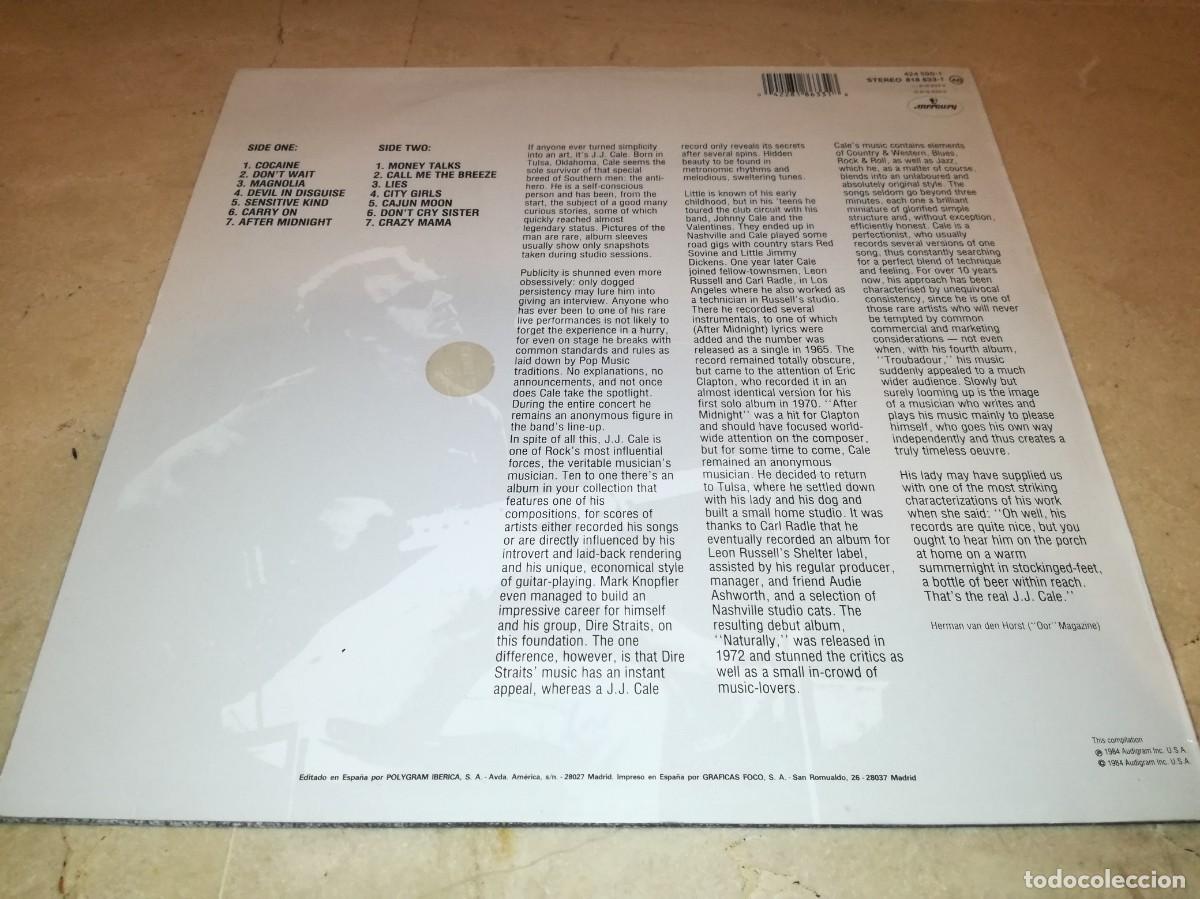 Discos de vinilo: J.J. CALE-SPECIAL EDITION-EDICI&Oacute;N ESPA&Ntilde;OLA - Foto 2