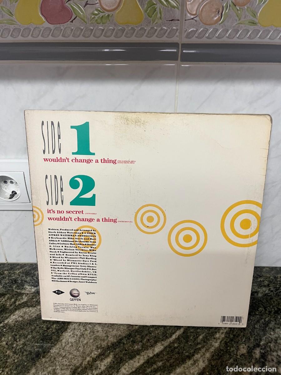 Discos de vinilo: Kylie Minogue Wouldnt Change A Thing - Foto 2
