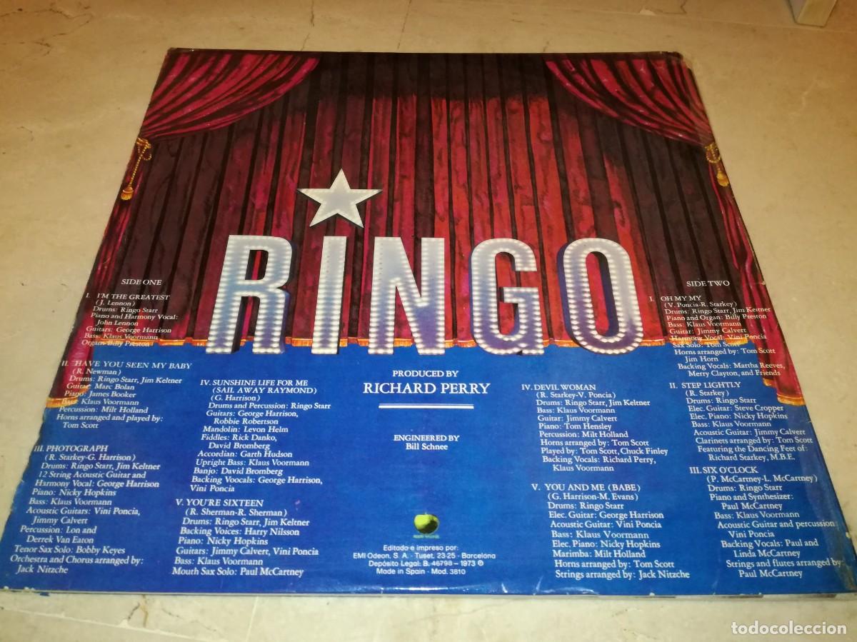 Discos de vinilo: RINGO STARR-DUIT ON MON DEI-GATEFOLD CON LIBRETO-ORIGINAL ESPA&Ntilde;OL 1973 - Foto 2