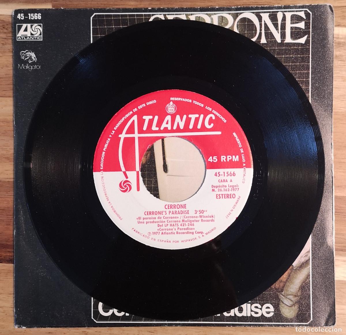 Discos de vinilo: CD SINGLE - CERRONE - Cerrones Paradise - ATLANTIC 45-1566 - Foto 3