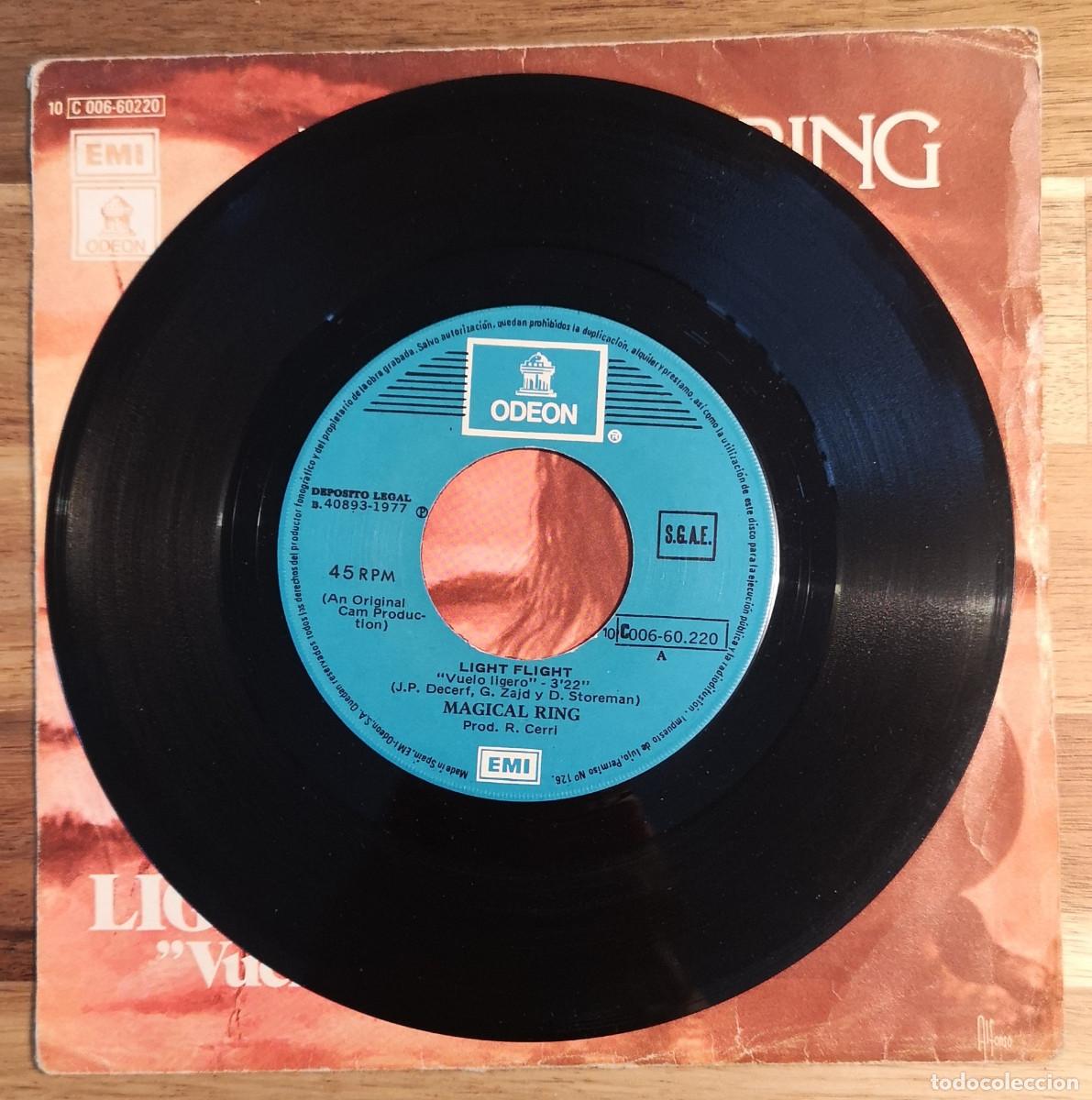 Discos de vinilo: CD SINGLE - MAGICAL RING - Light Flight - EMI ODEON C 006-60220 - Foto 3