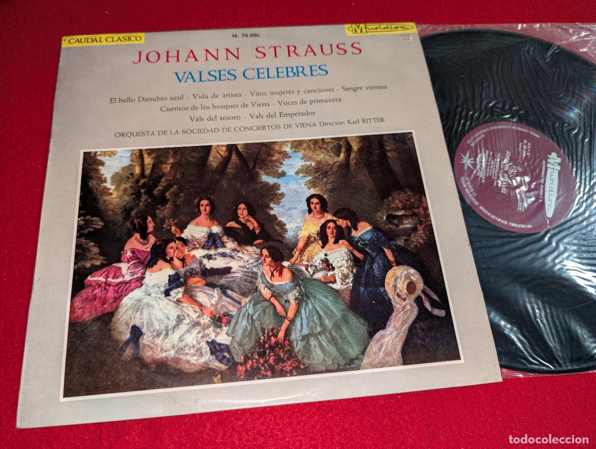 Discos de vinil: VIENA dir Ritter JOHANN STRAUSS Valses Celebres LP 1965 Musidisc SPAIN ESPA&Ntilde;A