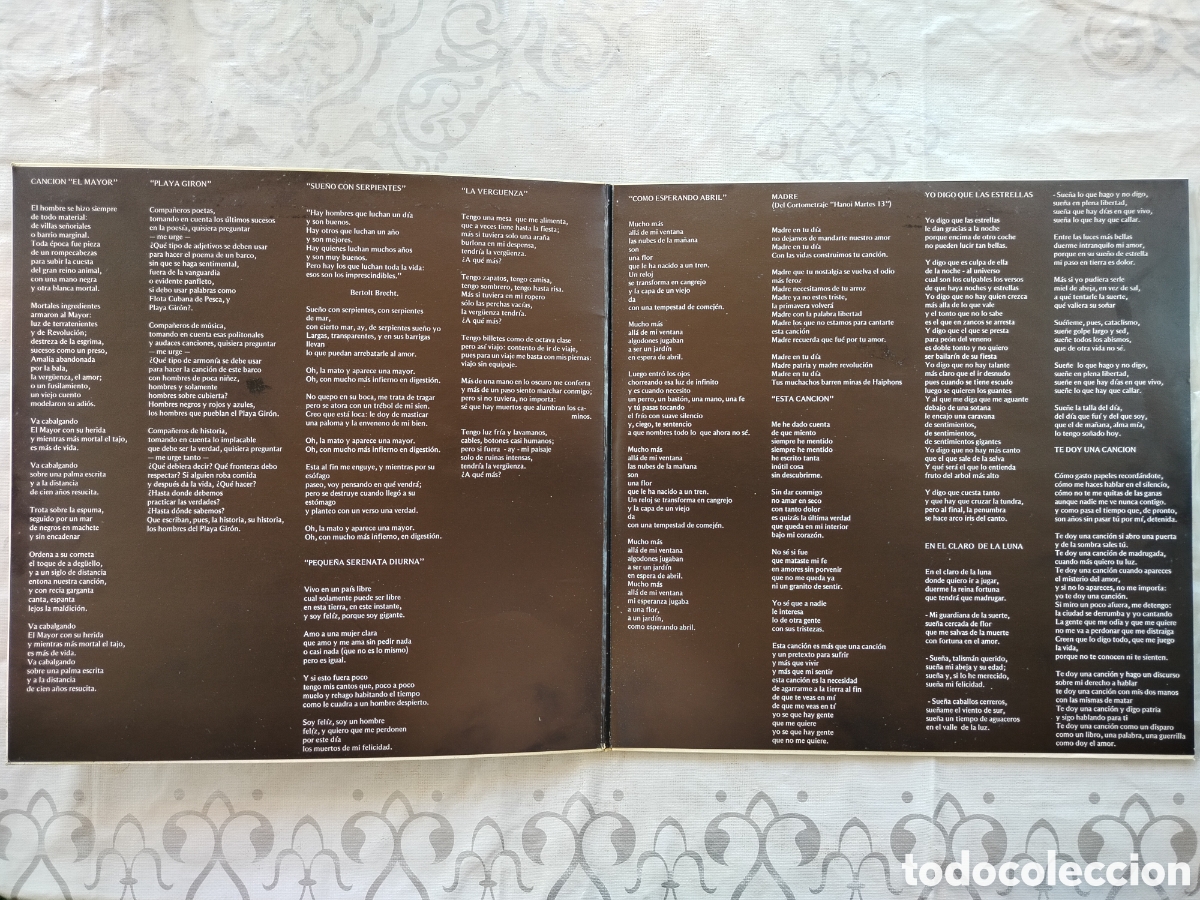 Discos de vinilo: Silvio Rodr&iacute;guez LP 1975 - Foto 3