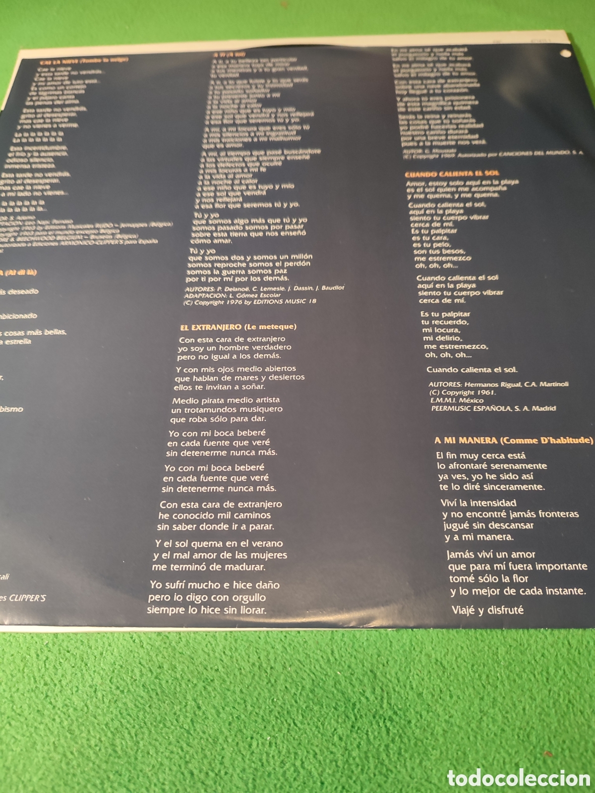Discos de vinilo: Los Panchos - A su manera 1992 - Foto 2