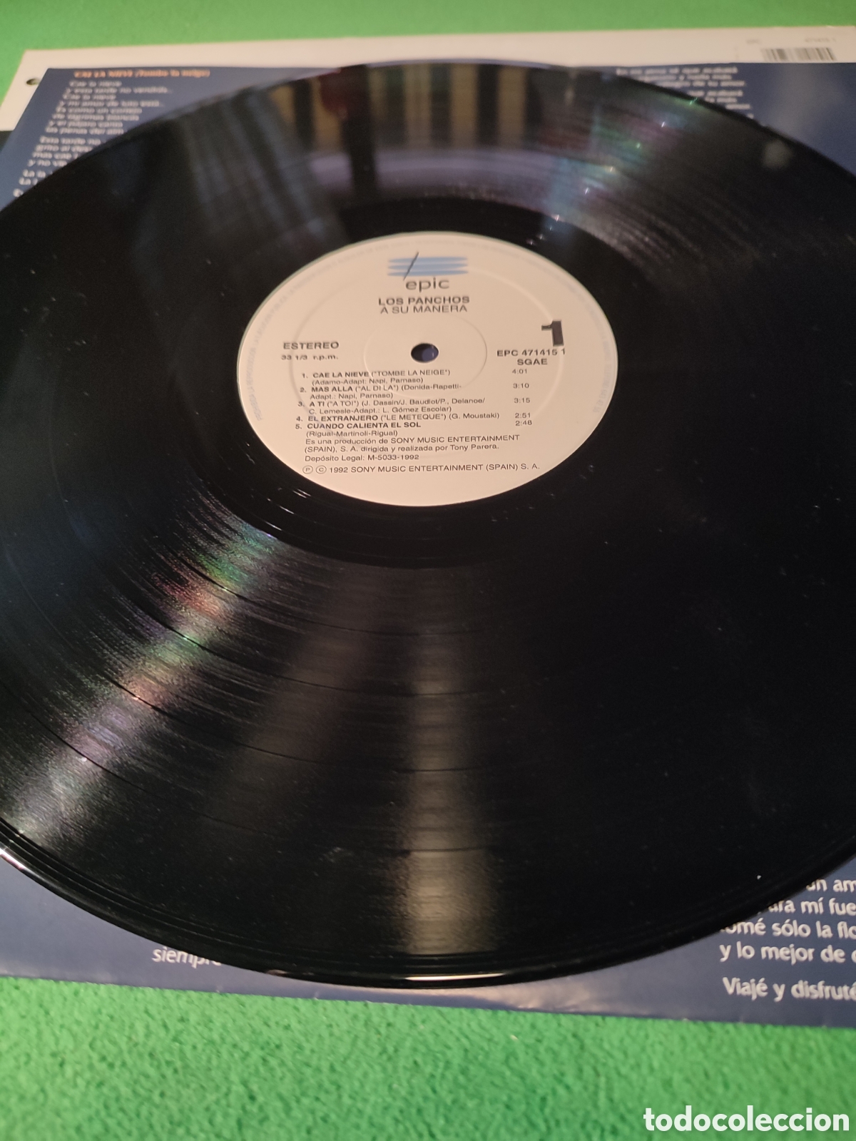 Discos de vinilo: Los Panchos - A su manera 1992 - Foto 3