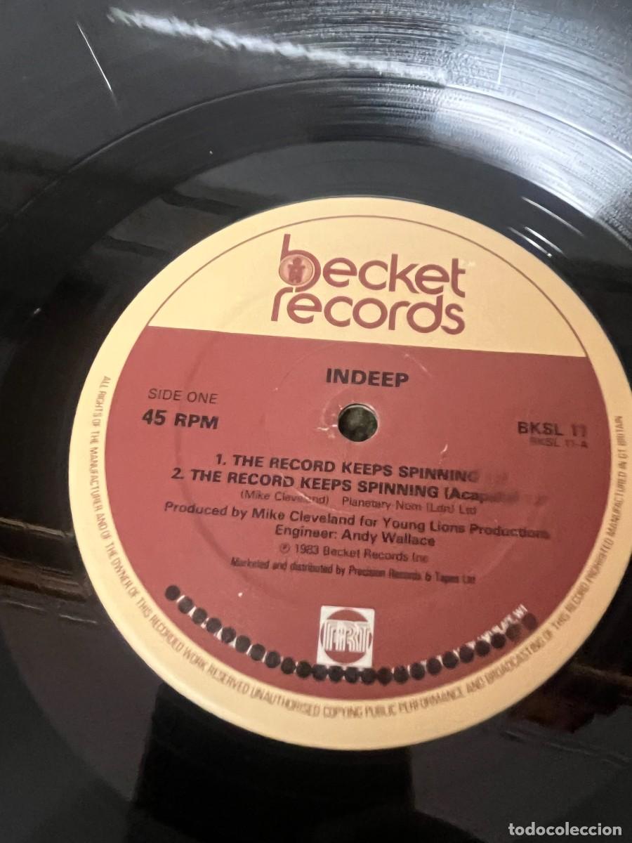 Discos de vinilo: Indeep The Record Keeps Spinning - Foto 3