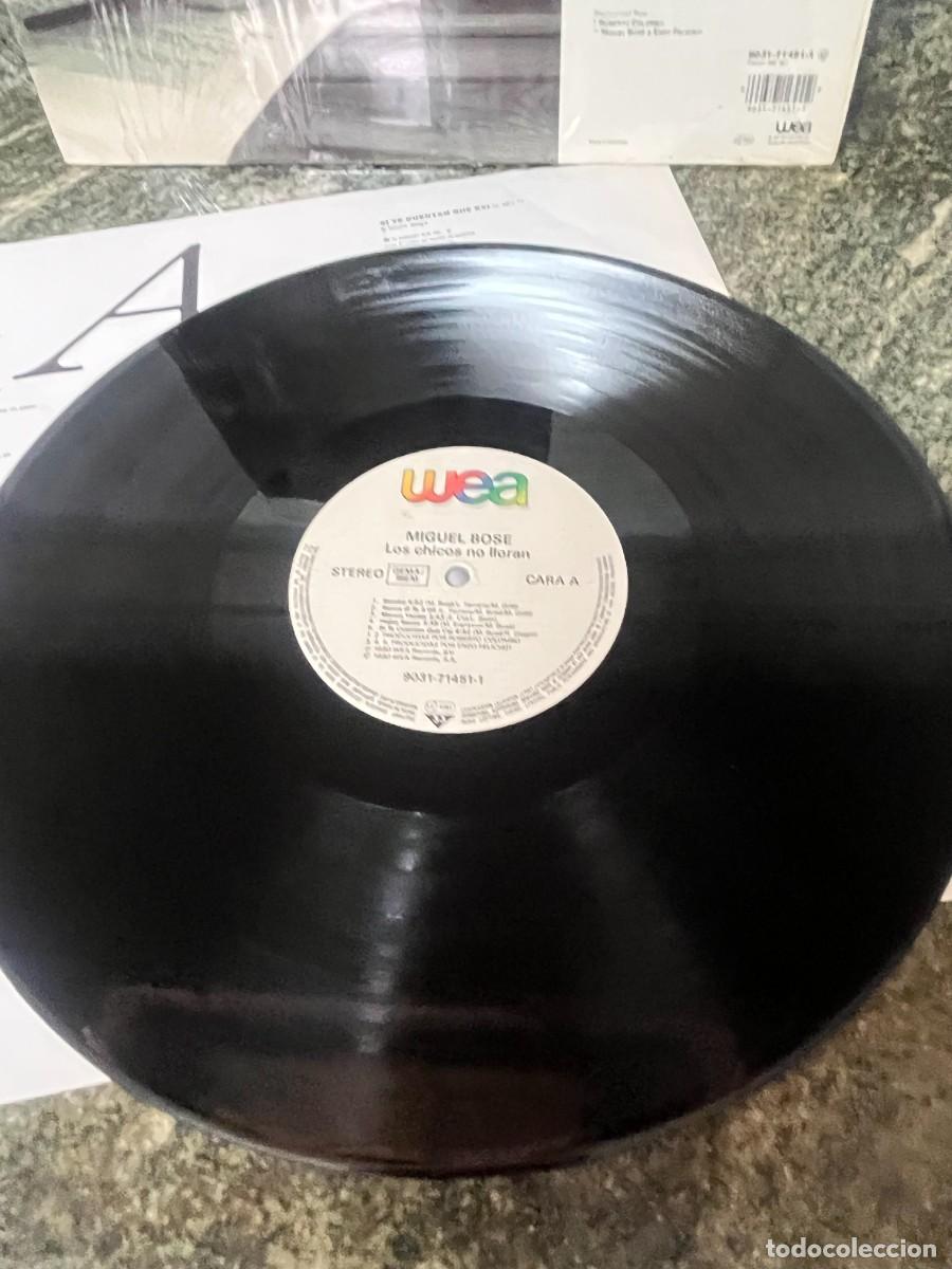 Discos de vinilo: Miguel Bos&eacute; Los Chicos No Lloran - Foto 4
