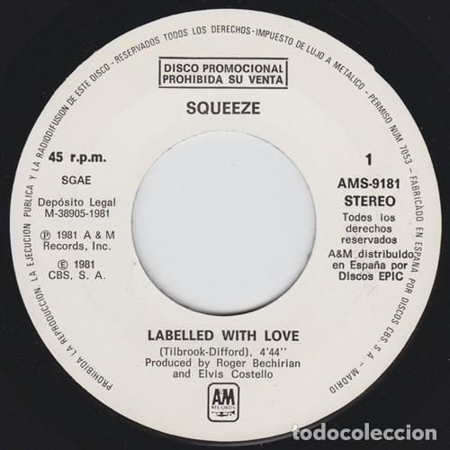 Discos de vinilo: Squeeze &ndash; Labelled With Love - PROMO - Foto 2