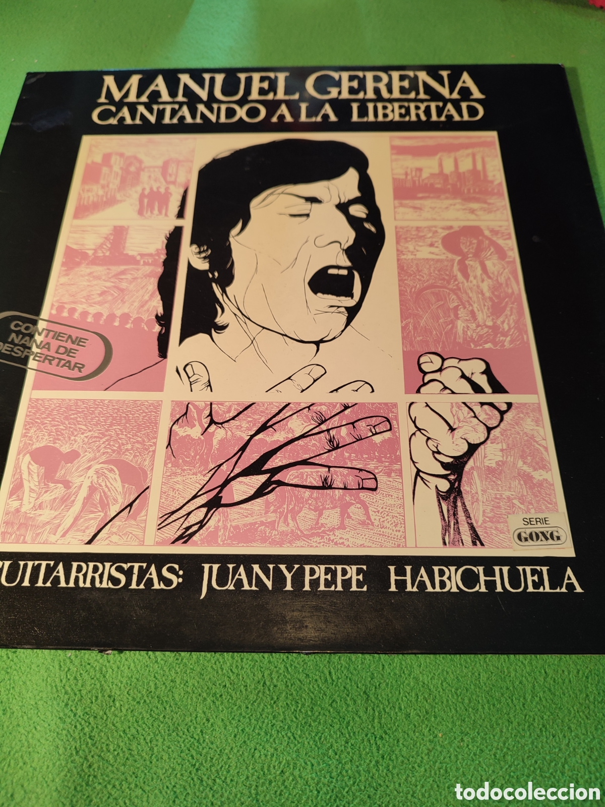 Discos de vinilo: Manuel Gerena - Cantando a la libertad - Foto 1