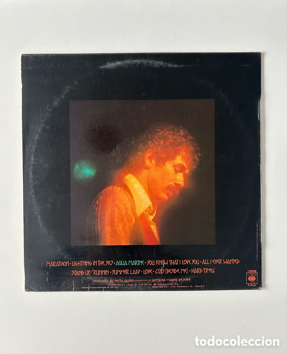 Discos de vinilo: Santana &ndash; Marathon 1979 - Foto 2