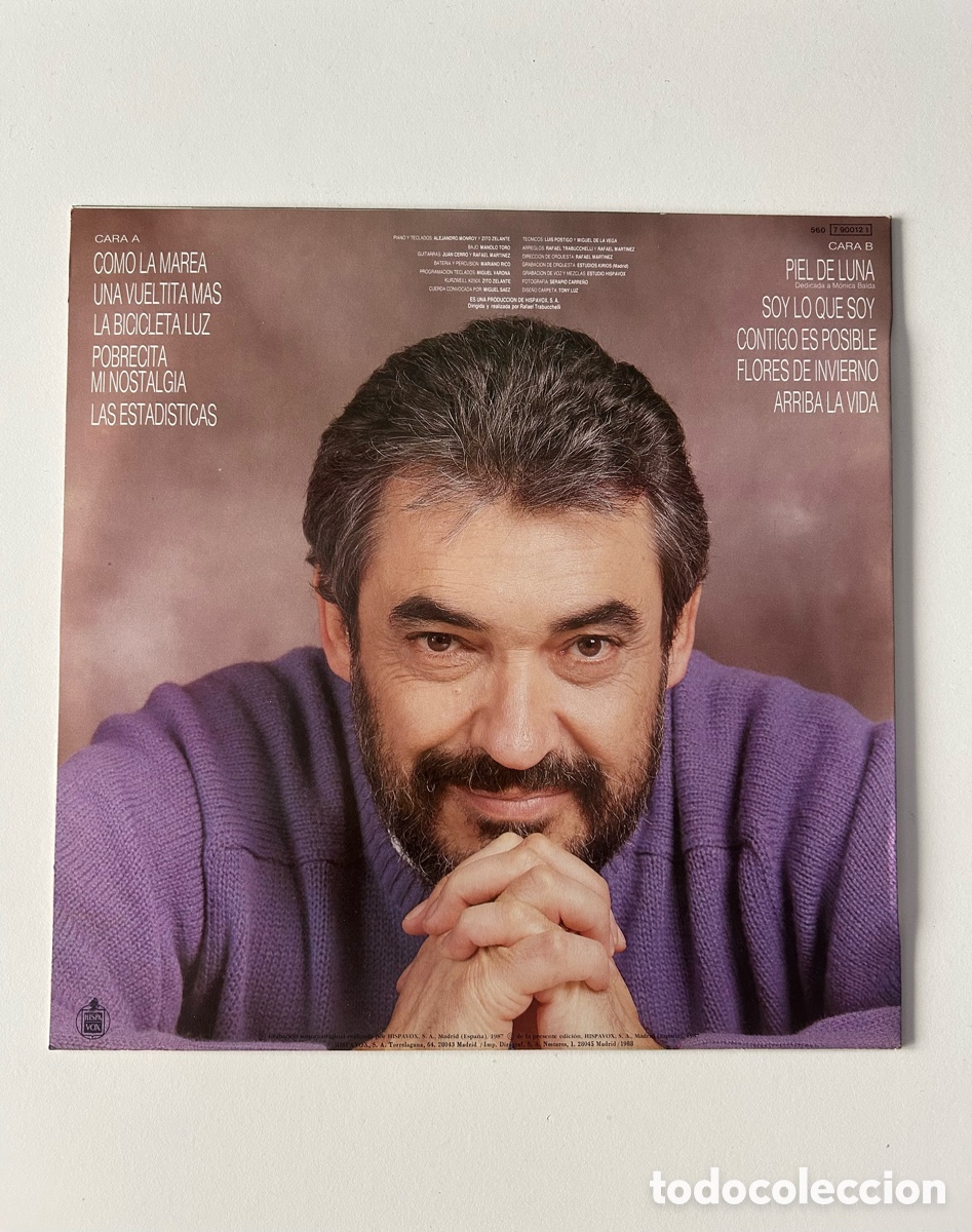 Discos de vinilo: Alberto Cortez &ndash; Como La Marea - Foto 2