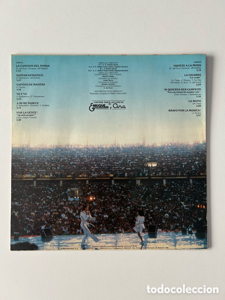 Discos de vinilo: Enrique Y Ana &ndash; Para Nuestros Amigos - Foto 2