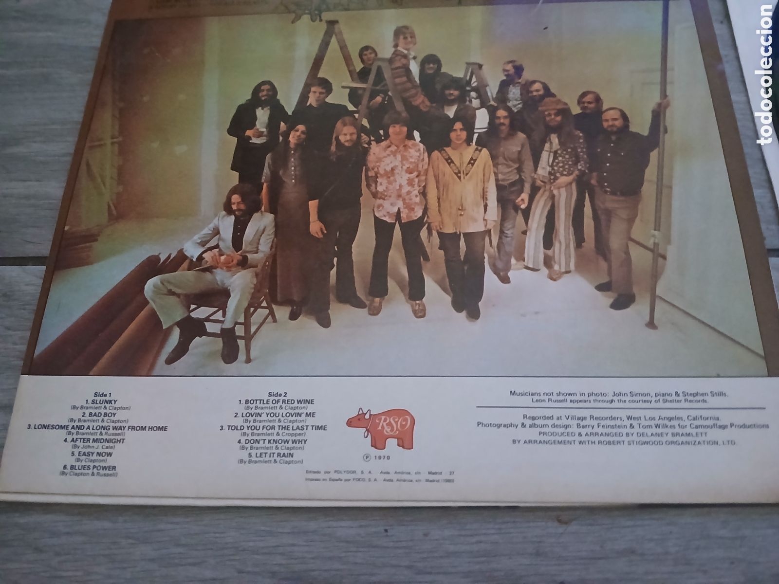 Discos de vinilo: ERIC CLAPTON - ERIC CLAPTON - SPAIN - RSO POLYDOR - L - - Foto 3